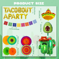 Bluegogo paper fans provide colorful texture for party decor