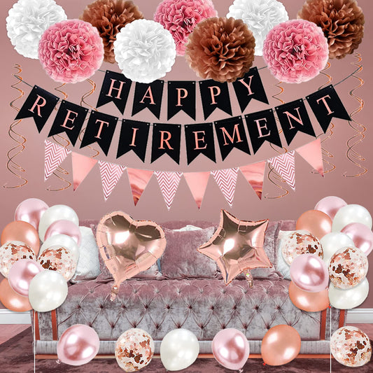 Bluegogo rose gold latex balloons add durable, elegant décor