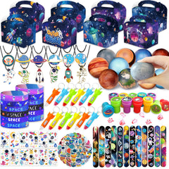 Bluegogo space gift box set for kids party favors and decorations.