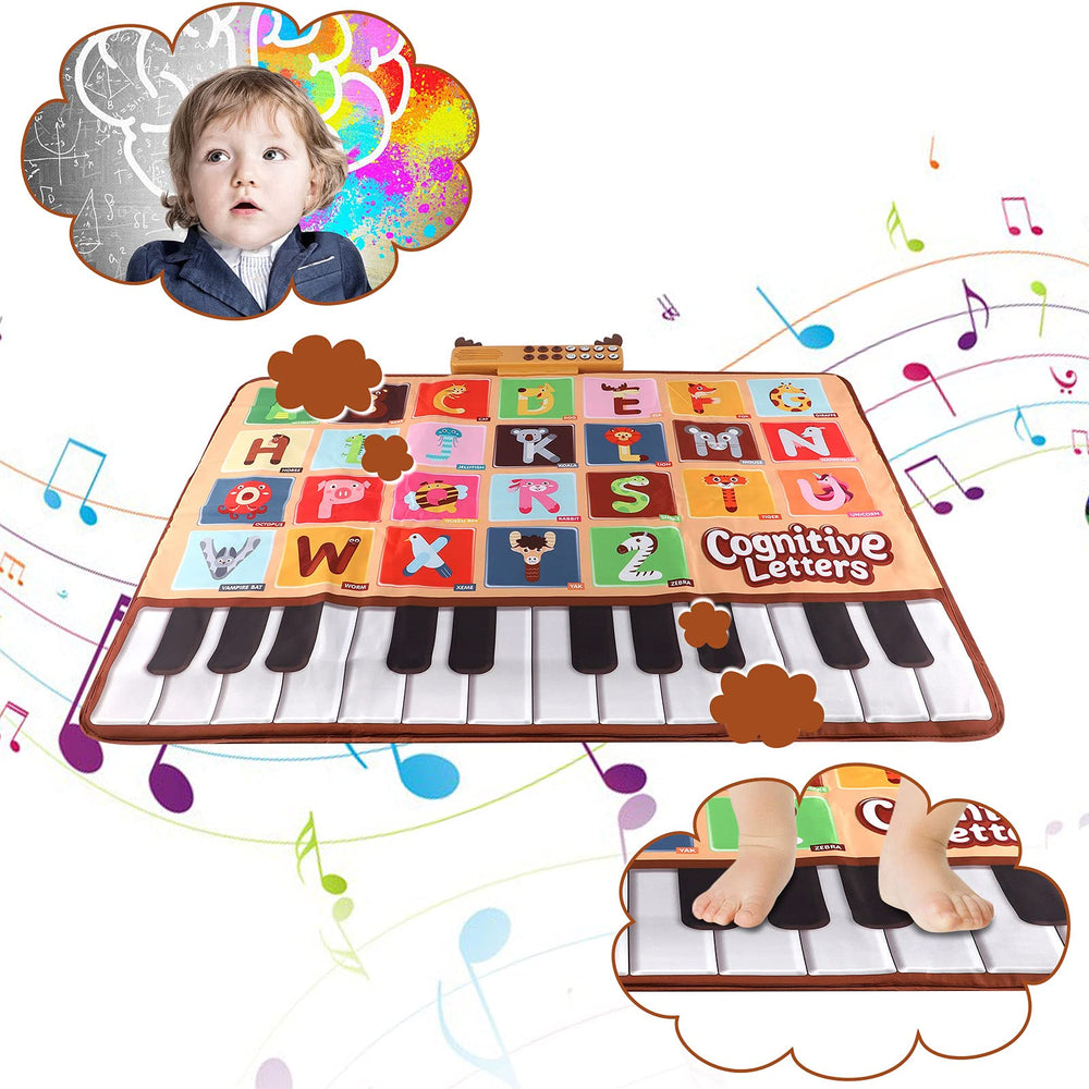 Bluejay Baby Piano Mat uses kid-friendly materials designed for safe, gentle touch.