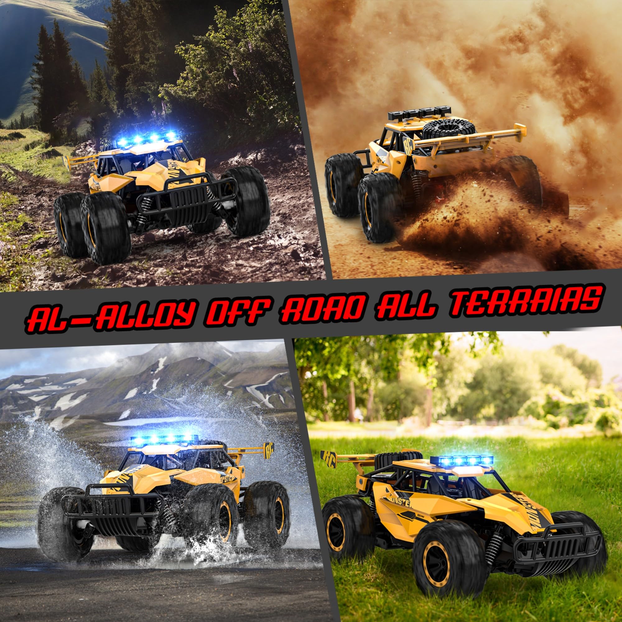 BLUEJAY off-road monster truck detail captures rugged, exhilarating performance.