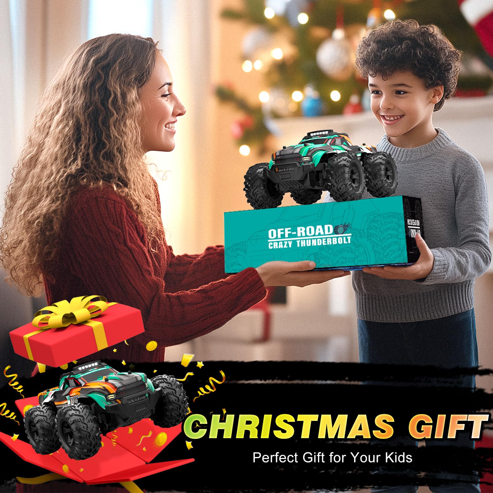 BlueJay RC car 2.4GHz controller offers responsive control.