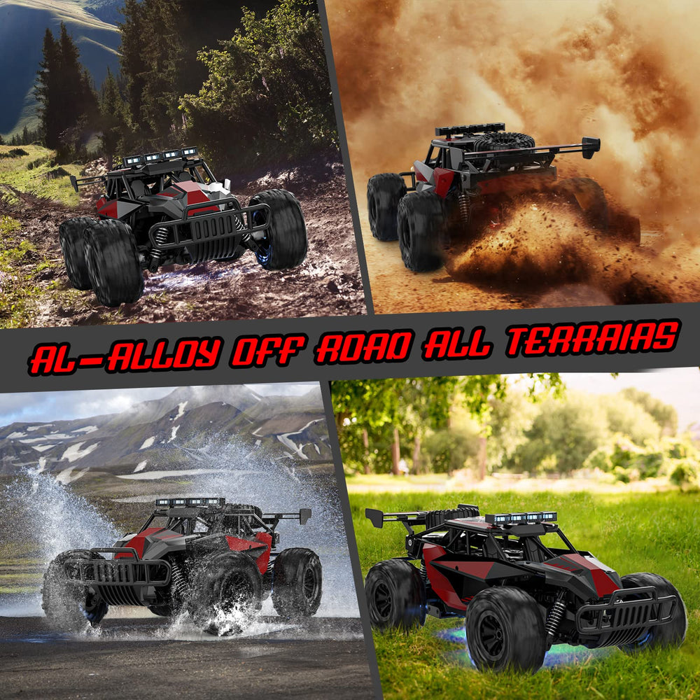 BLUEJAY durable ABS chassis and aluminium body resist bumps on rough terrain