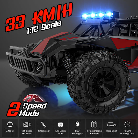 BLUEJAY remote control car with 2.4GHz radio for fast, responsive steering