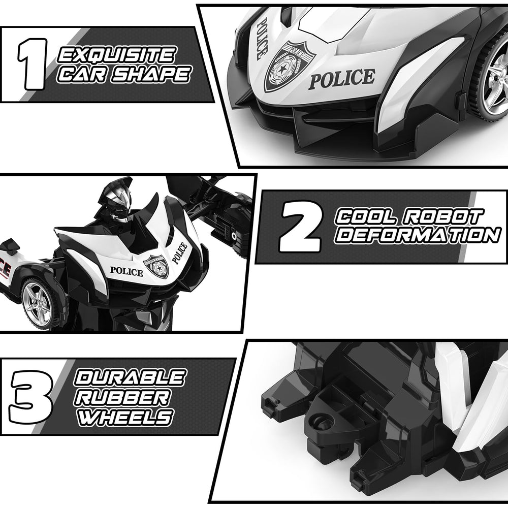 BLUEJAY Transform RC Car with 2.4GHz remote for precise, interference-free racing.