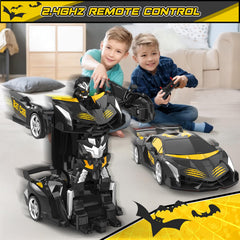 BlueJAY Transform RC Car performing a 360-degree rotation during transformation.