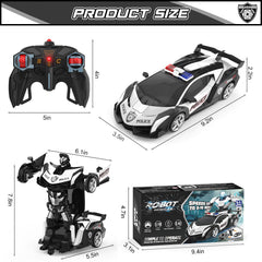 BLUEJAY Transform RC Car durable ABS construction withstands kid play.