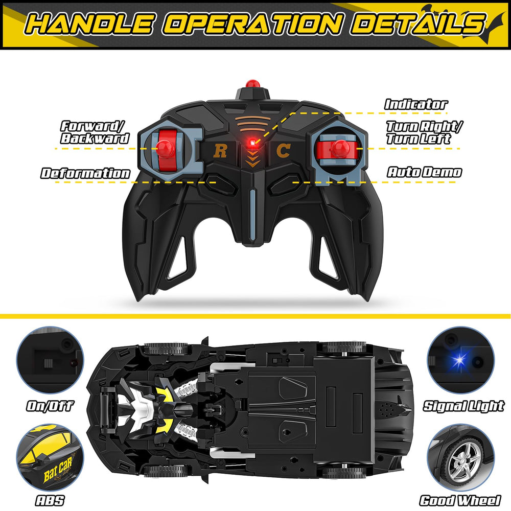 BlueJAY Transform RC Car charger included for convenient recharging.