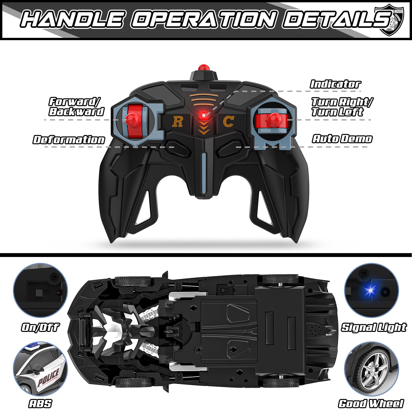 BLUEJAY Transform RC Car battery pack enabling longer play sessions.