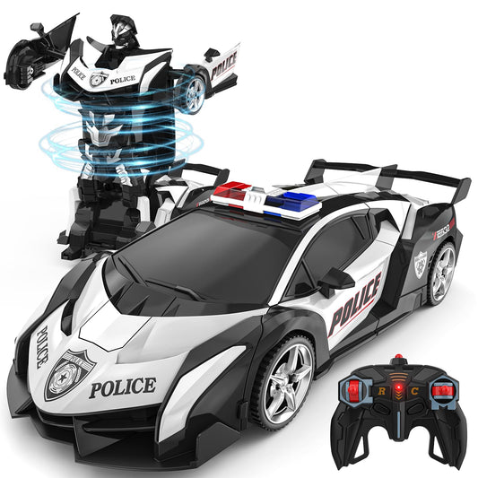 BLUEJAY Transform RC Car front view highlights sleek drive-ready design.