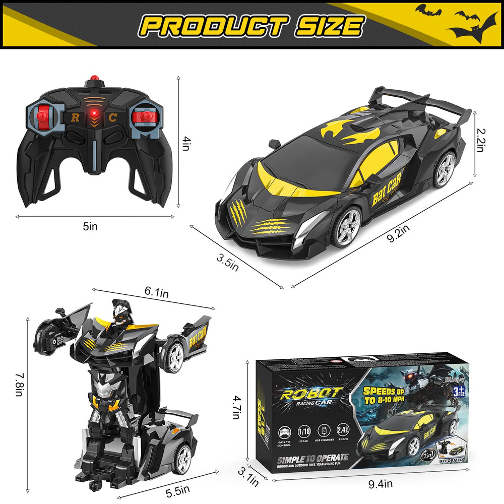 BlueJAY Transform RC Car package contents ready for immediate fun.