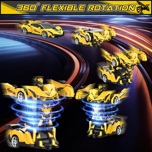 BLUEJAY Transform RC Car in robot mode for imaginative adventures.