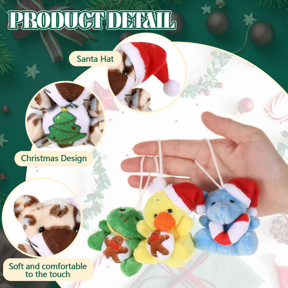 Blueweenly gingerbread-man patterned plush for playful holiday scenes