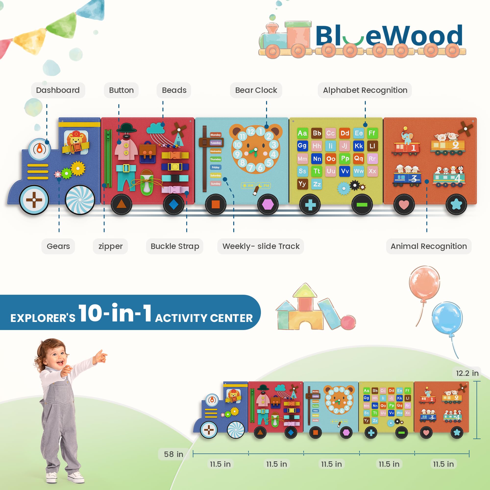 BlueWood CPC-certified biodegradable felt supports eco-friendly play.