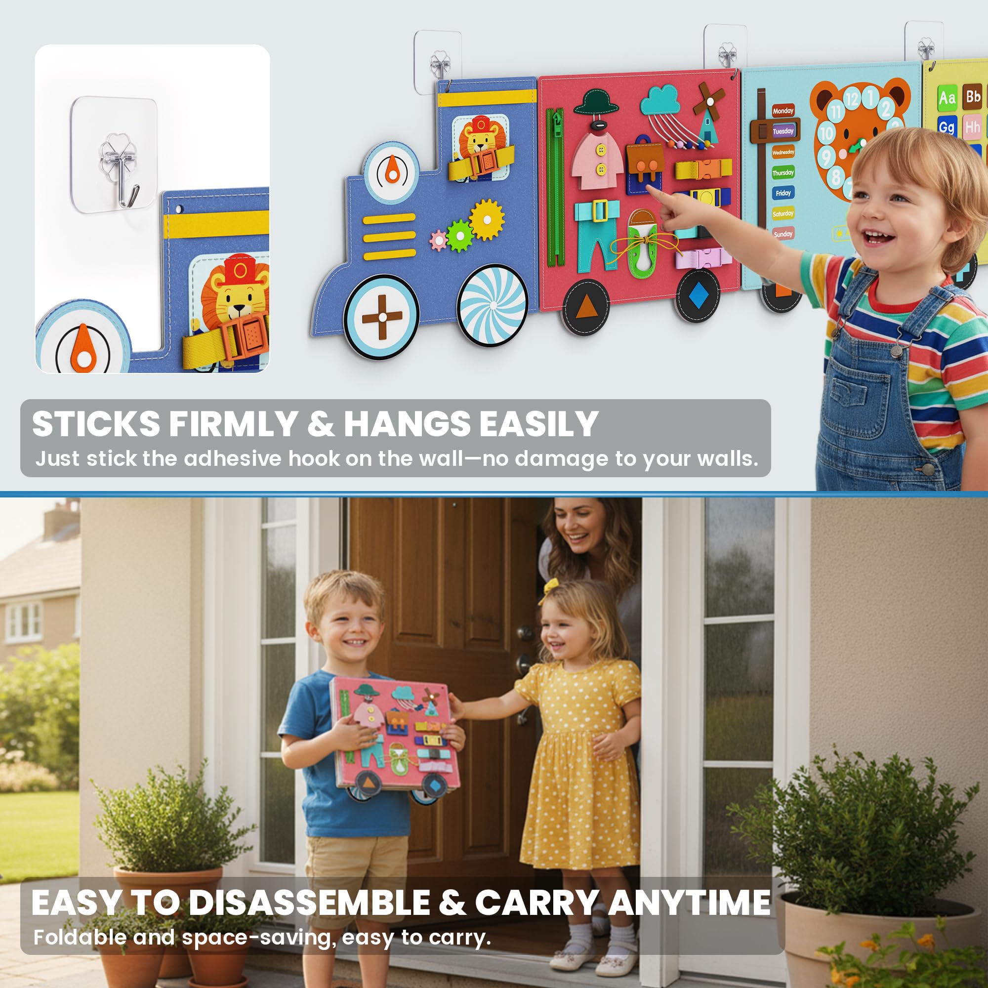 BlueWood foldable design saves space and is easy to transport.