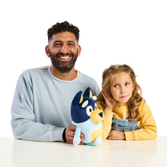 Premium soft fabric and detailed stitching create a deluxe cuddly companion.