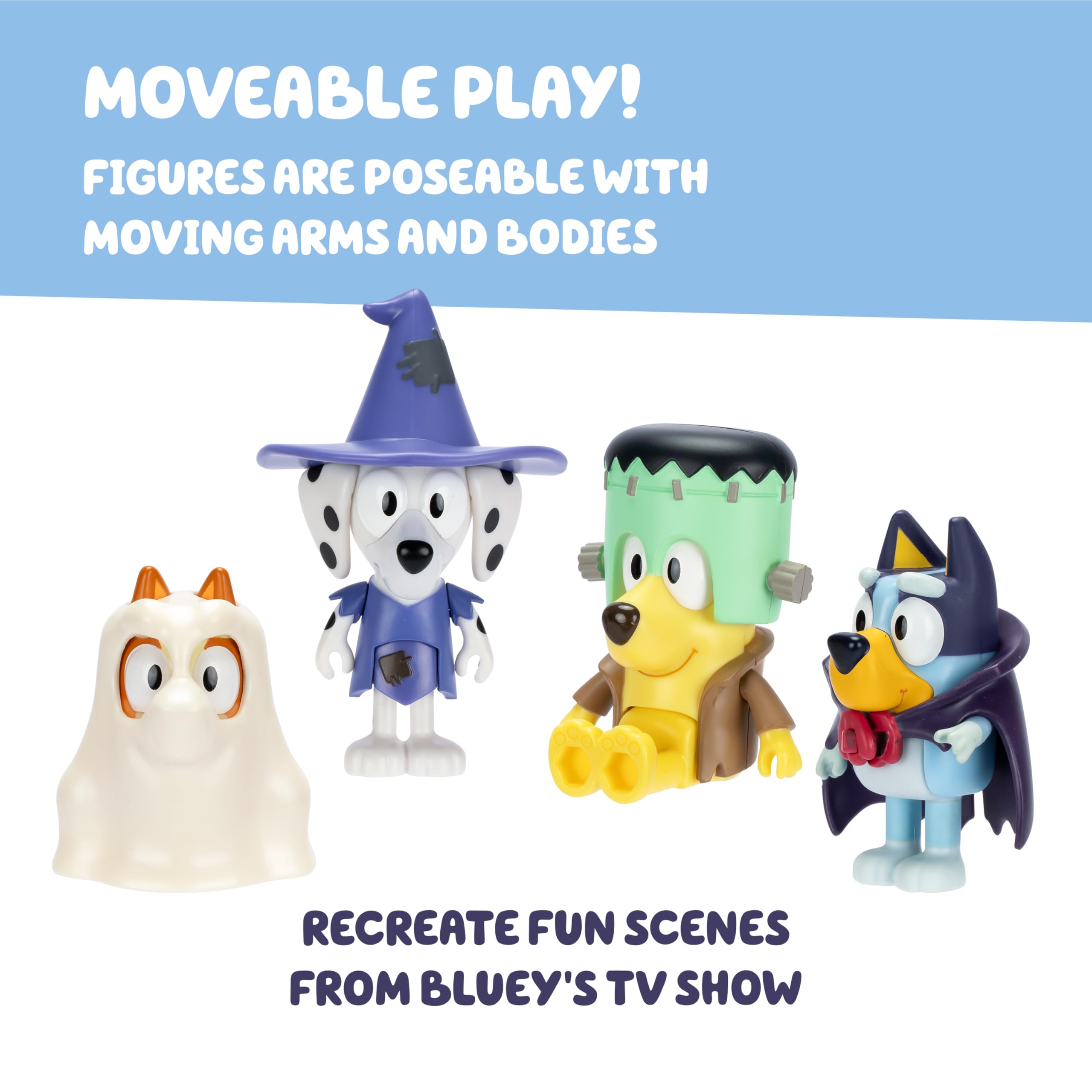 Bingo ghost figure ideal for cozy Halloween storytelling and play.