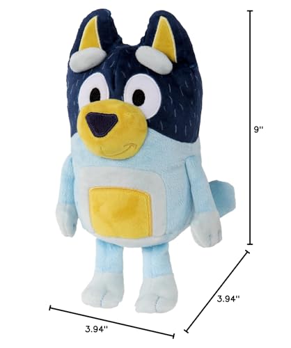 Bluey Dad Bandit plush packed for travel and portability.
