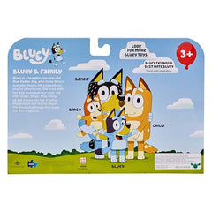 Bluey family figures inclusive set encourages sharing and storytelling among siblings.