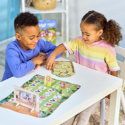 BLUEY Grannies Game board path image highlights fast-paced collection and race elements.
