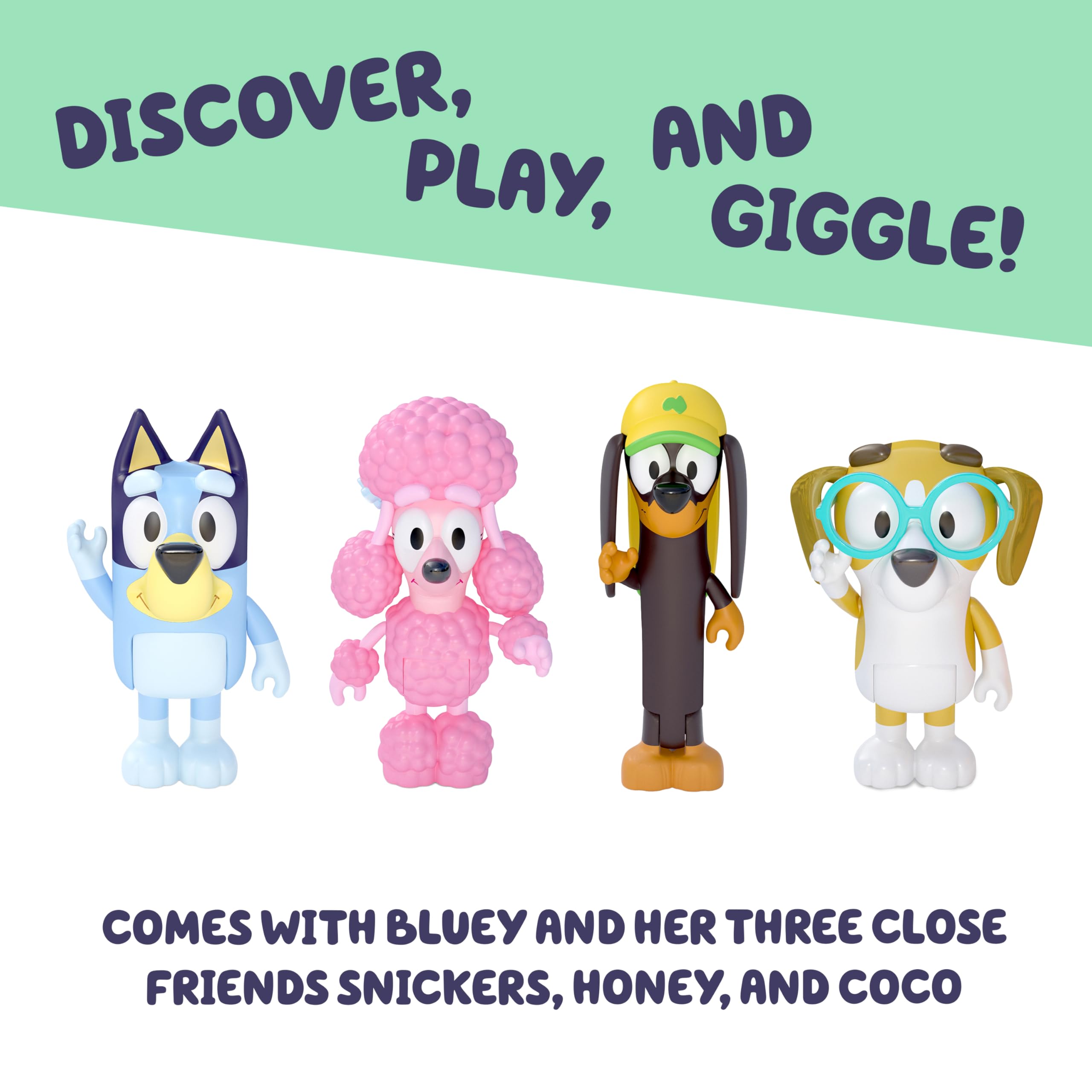 Bluey Honey figurine ideal for roleplay moments.