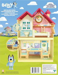 Bluey mini house playset detailed interior supports rich storytelling on the go.