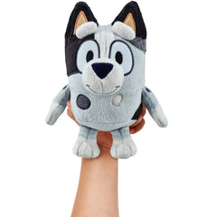 Bluey Muffin plush multicolor coat enhances imaginative play and collection appeal.