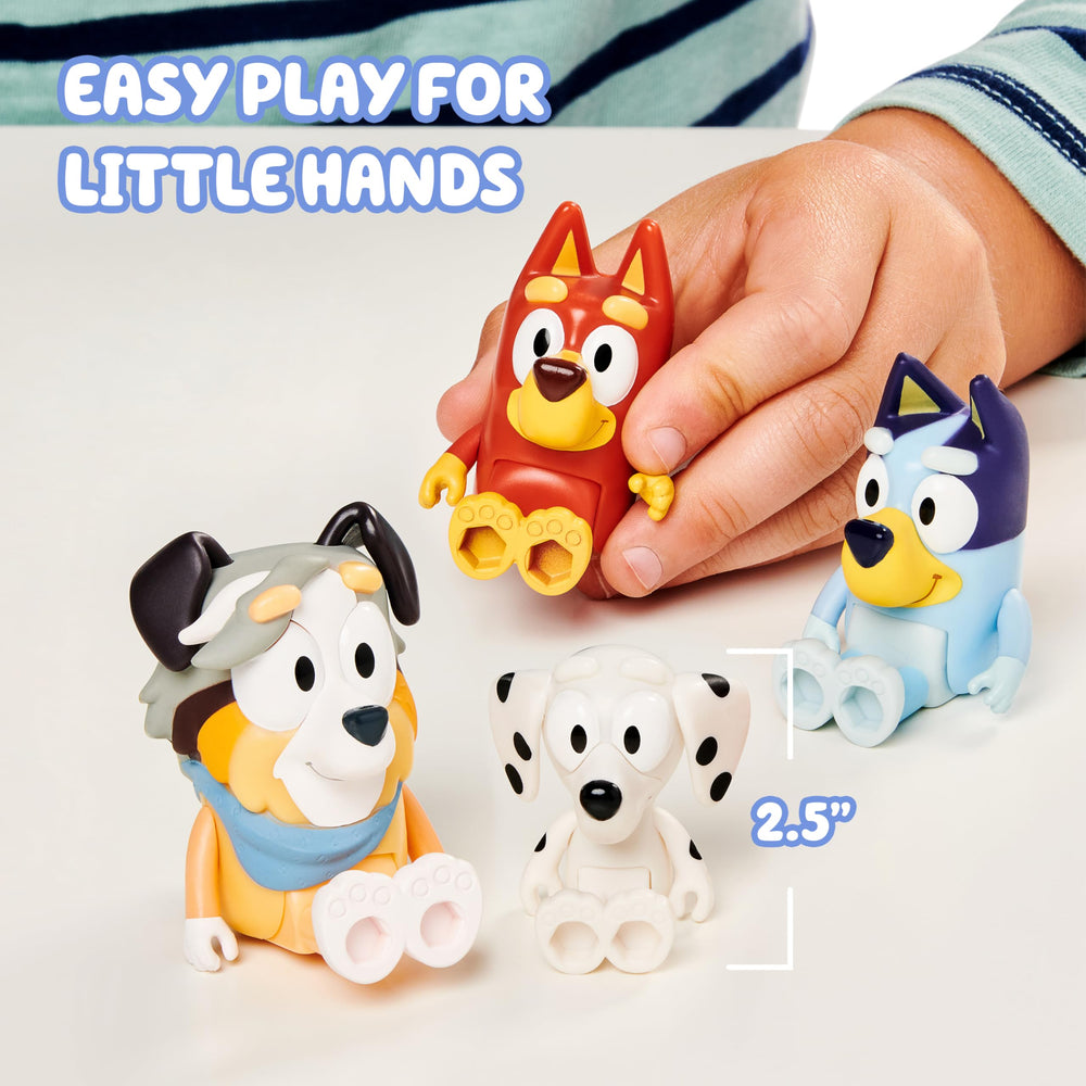 Bluey school pack poseable figures enable creative scenes.