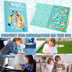 Bluey Sticker Book activity pages inspire imaginative play without screens