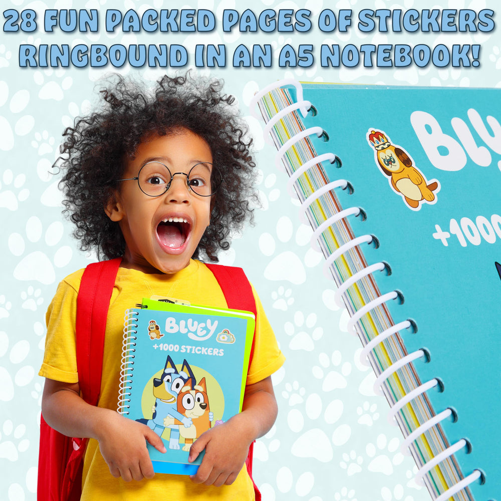 Bluey Sticker Book gift-ready cover ideal for birthdays and holidays