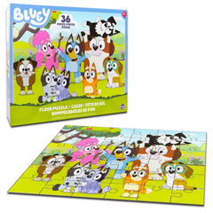 Bluey stickers included to extend imaginative play after assembly.