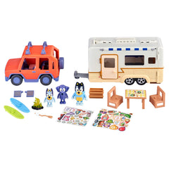 Bluey 4WD vehicle with surfboards for coastal adventures.