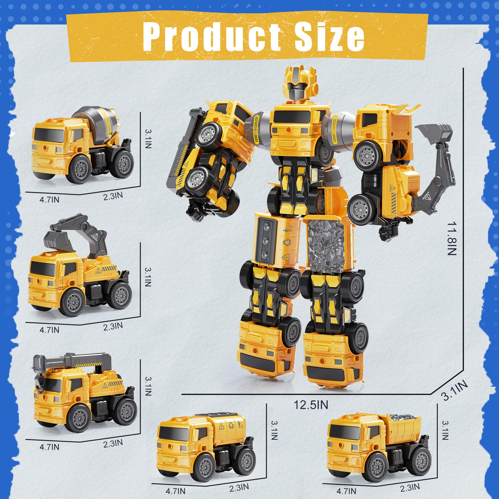 BLUEYAK promotes collaborative play through transforming vehicles.