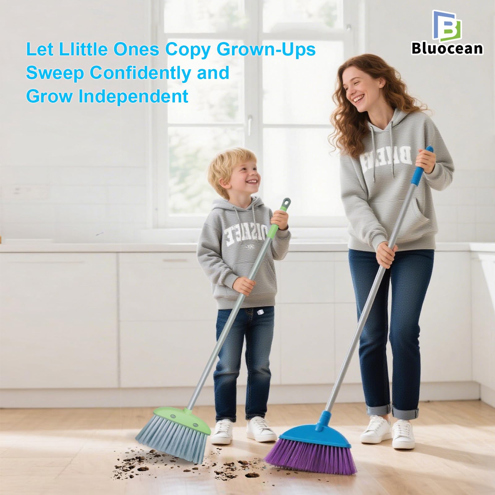 Bluocean adjustable length rod adapts for different ages and heights