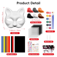 Blurap eco-friendly felt masks with soft texture for comfortable wear.