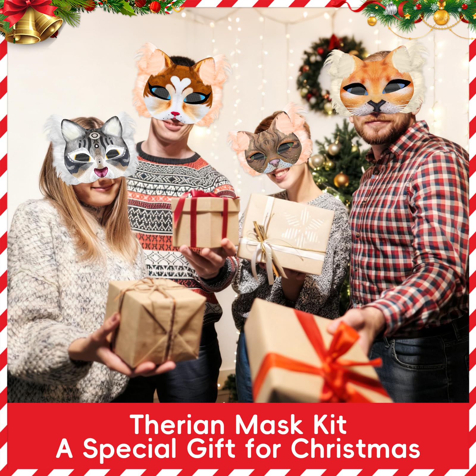 Blurap Therian tail mask accessories for complete costume crafting.