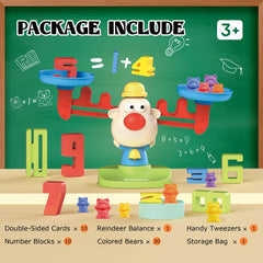 Bmag Balance Math Toy comes with activity cards offering scalable challenges