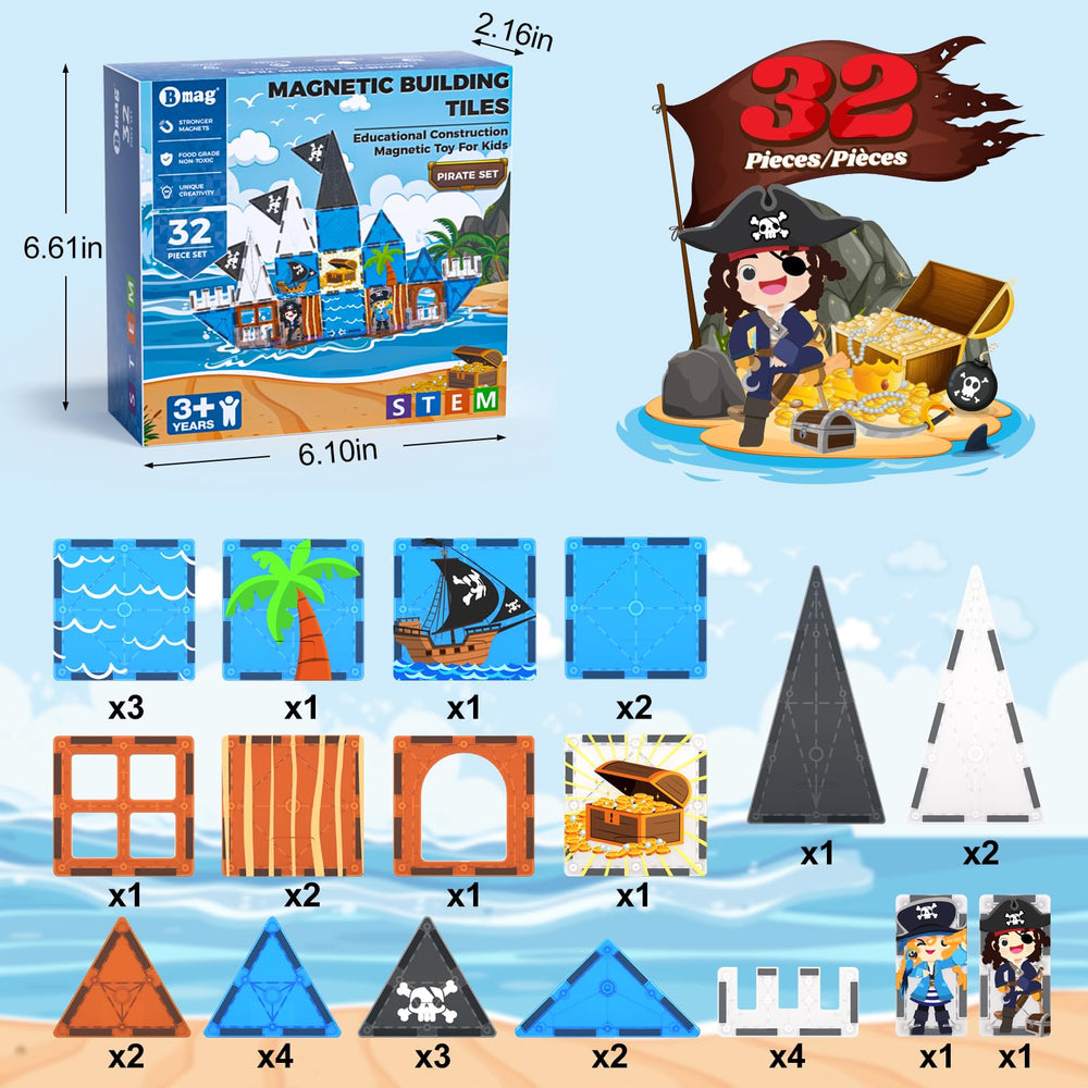 Bmag gift-ready pirate box inspires celebrations.