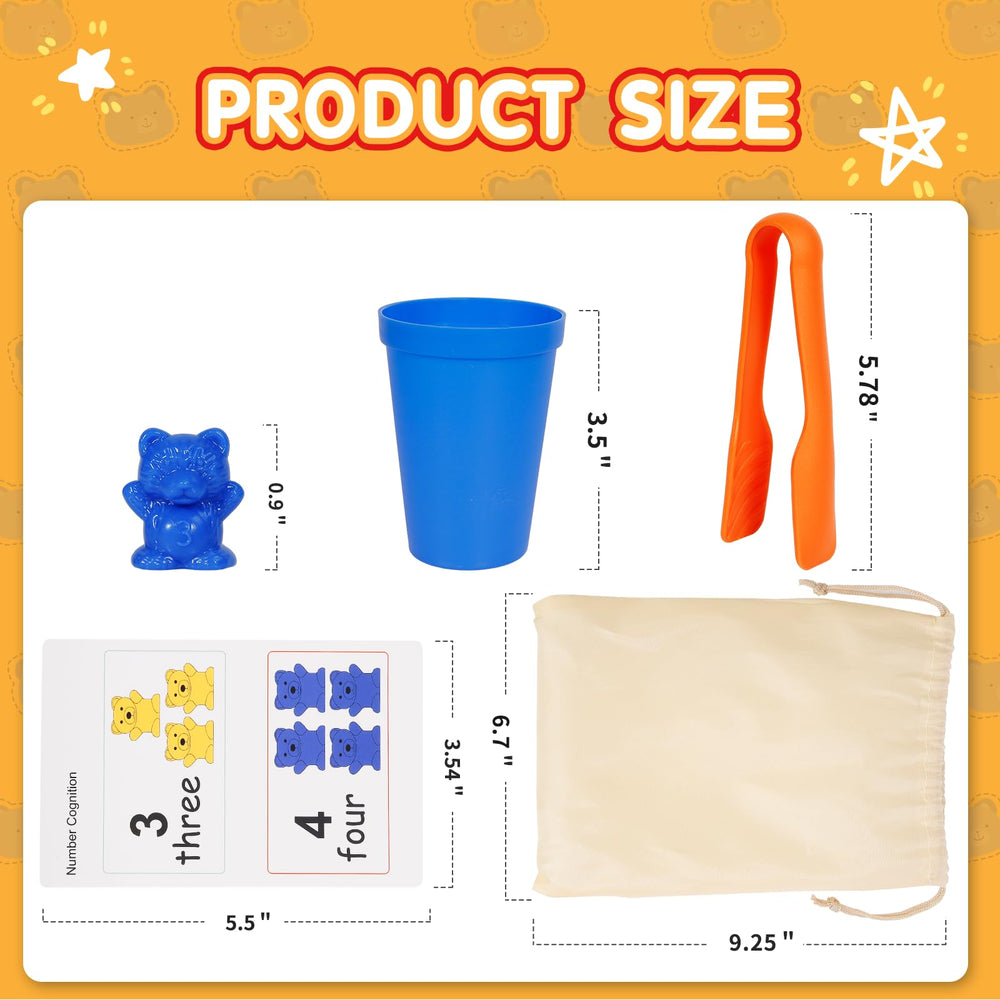 Bmag counting bears are lead-free and CPC-tested for safety.