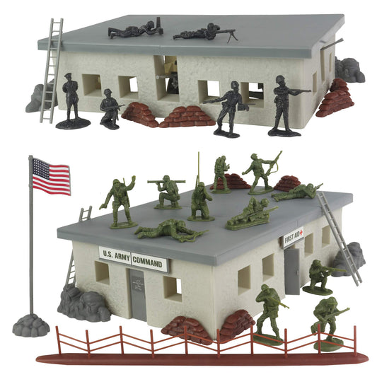 BMC Toys American GI figure in olive green for educational pretend play.