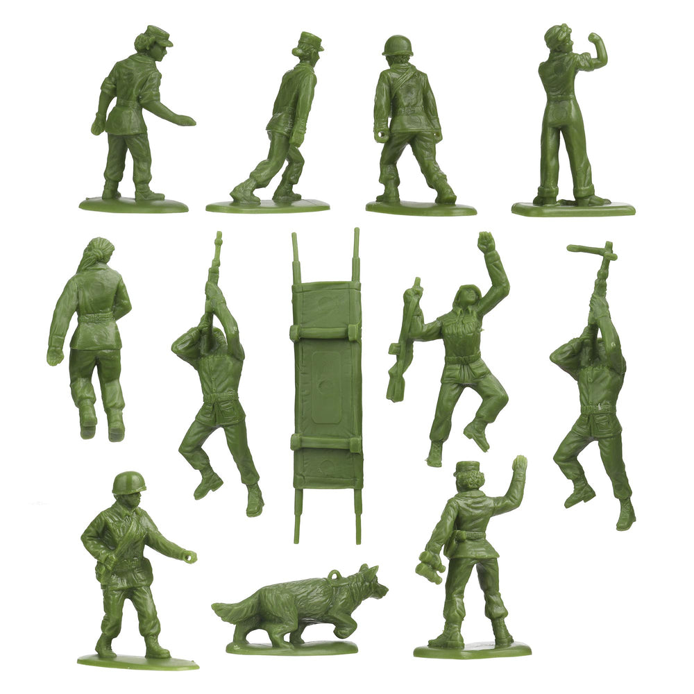 BMC Angled bayonet-advancing figures spark dynamic battle scenes.