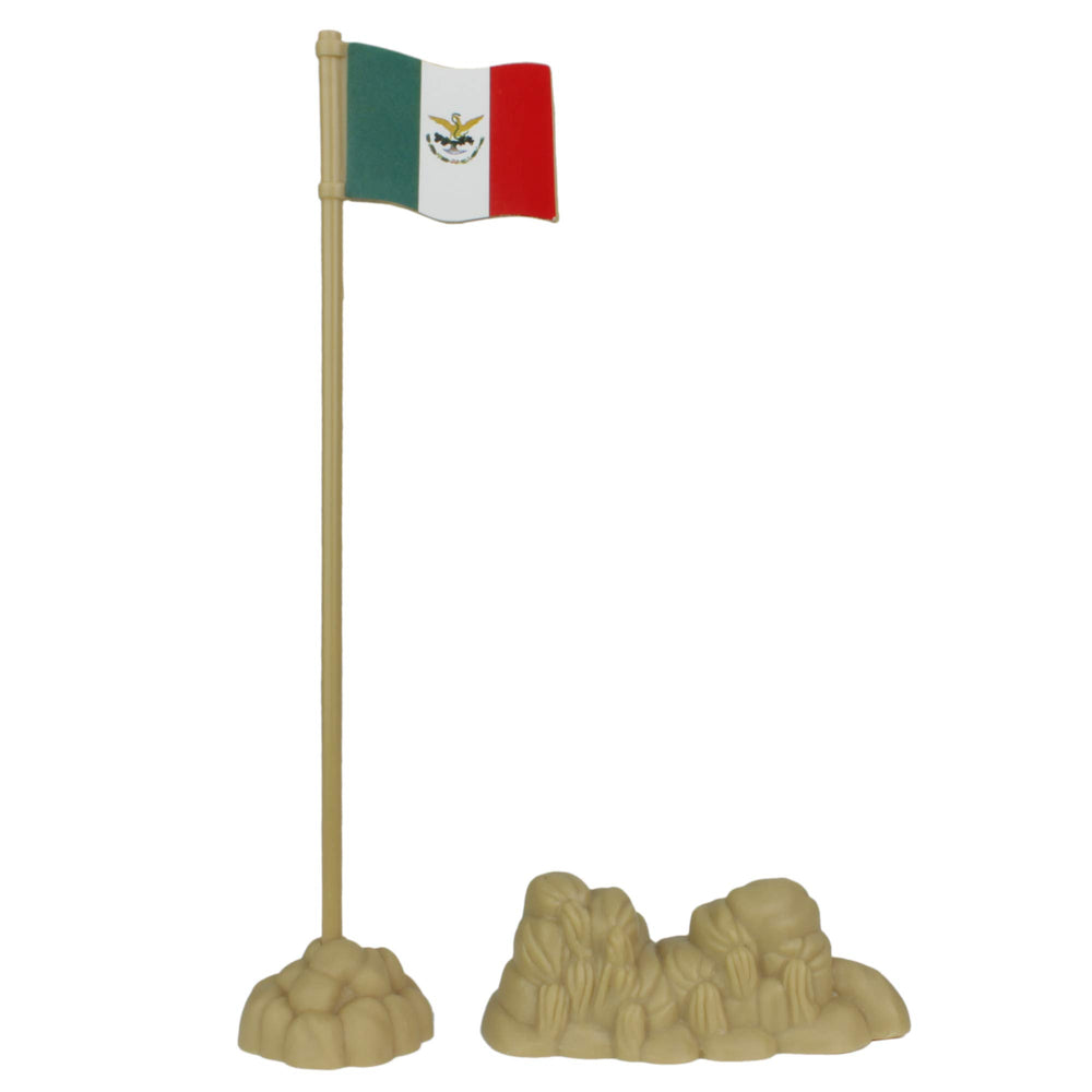 BMC Toys Border Wars Mexican flag accessory enhances historical dioramas