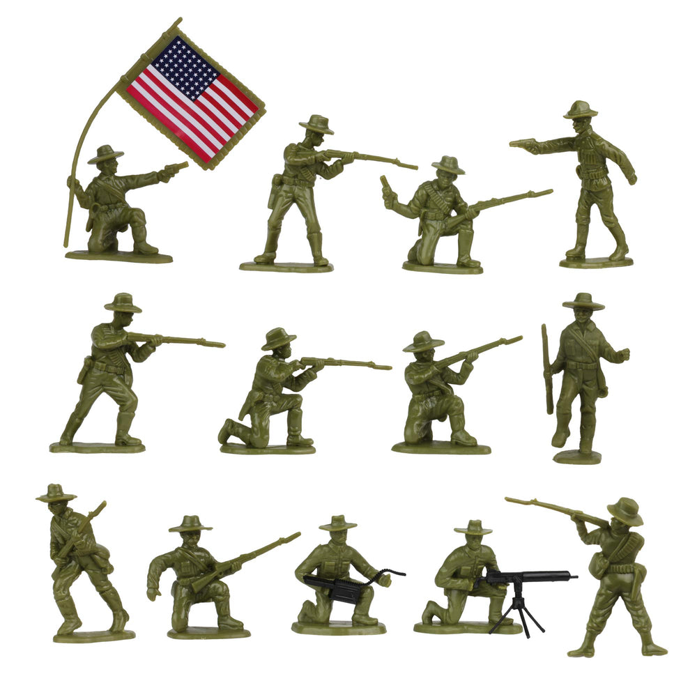 BMC Toys Border Wars US Army soldier in olive drab ready for battlefield diorama