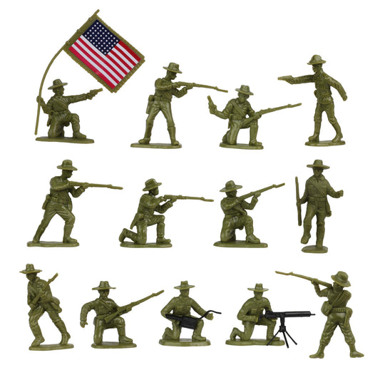 BMC Toys Border Wars US Army soldier in olive drab ready for battlefield diorama