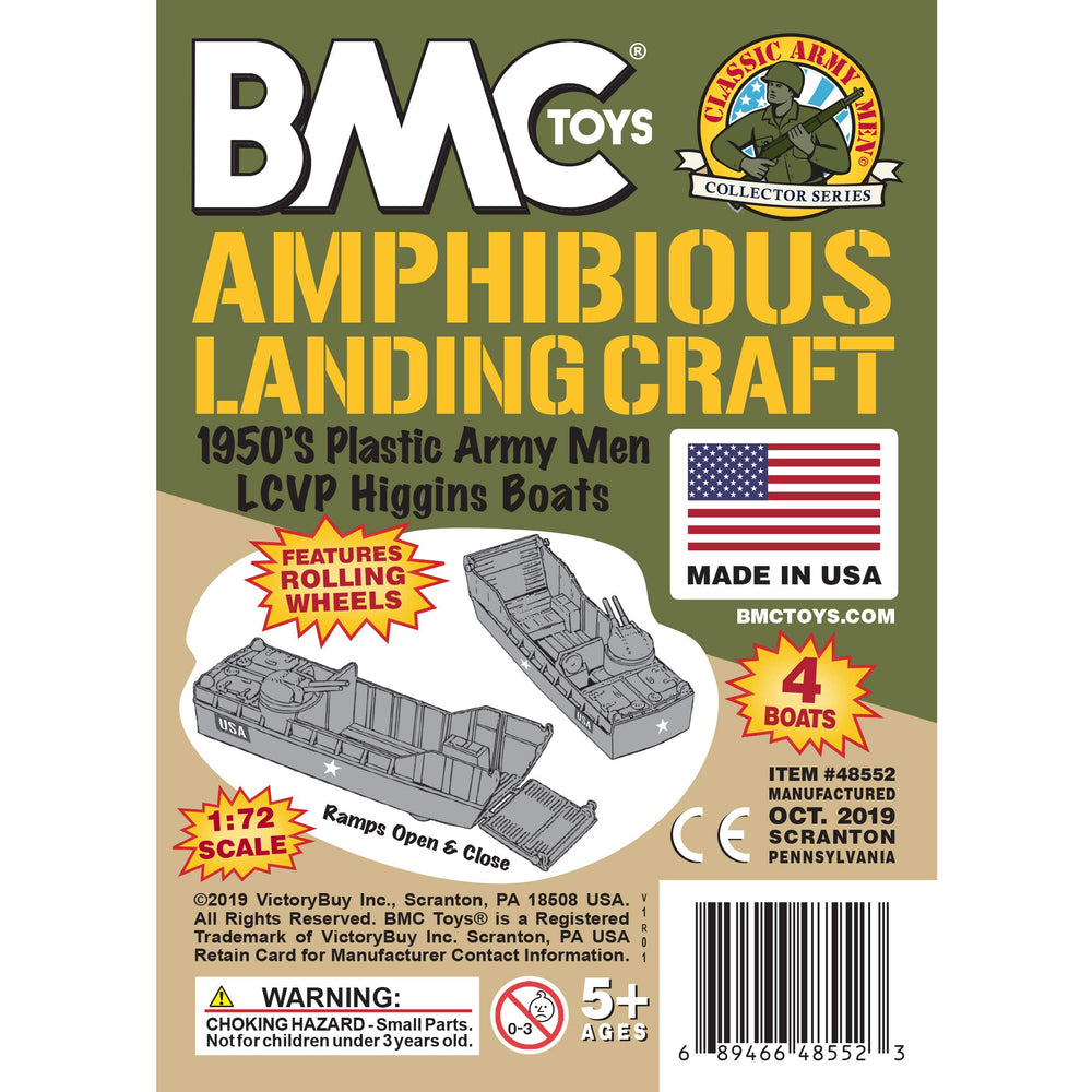 BMC Toys Classic Marx landing craft in-use play setup for imagination