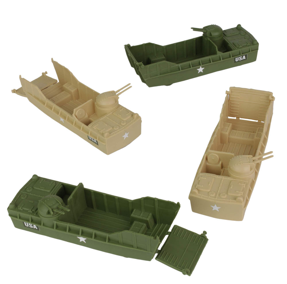 BMC Toys Classic Marx landing craft ramp open for pretend amphibious landings