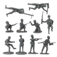 Farmhouse with removable roof supports interactive rebuilding scenes after battles.