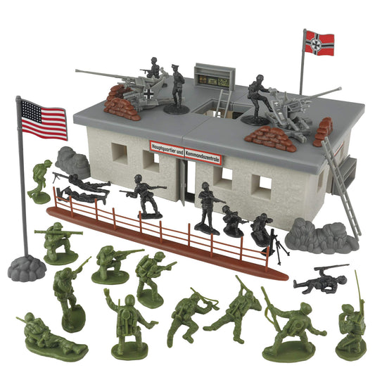 BMC Toys D-Day Secret Stronghold bunker image with detailed 1:32 scale playset.