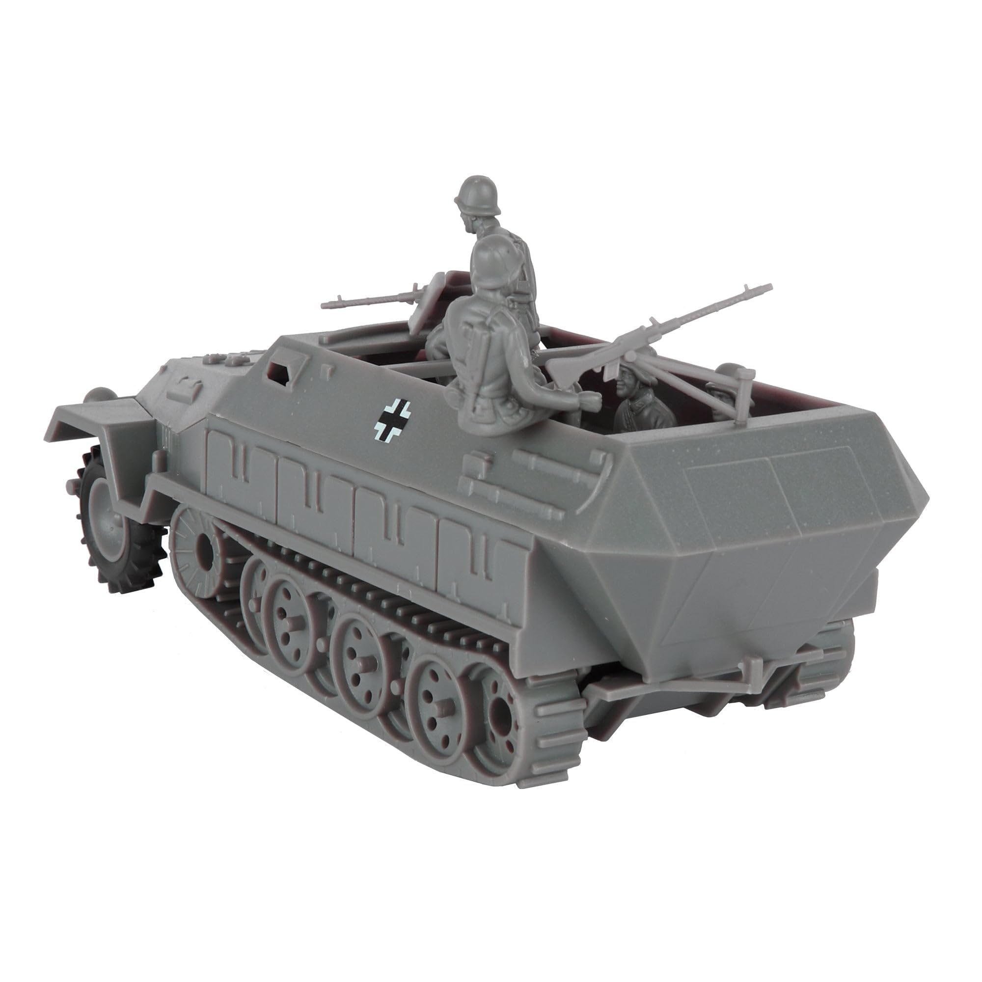 BMC Toys Hanomag half-track rear weapons for authentic pose.