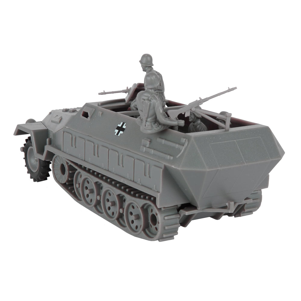 BMC Toys Hanomag half-track rear weapons for authentic pose.
